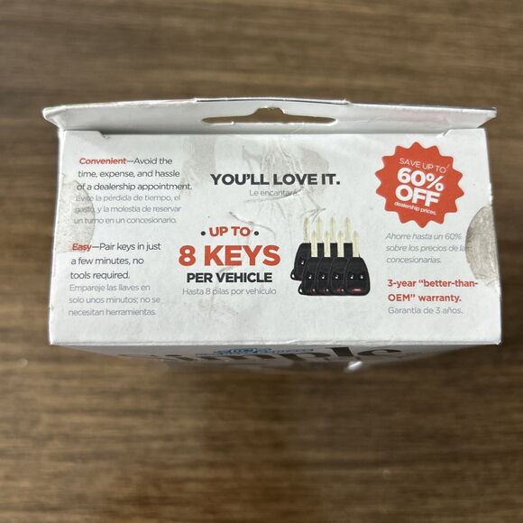 Simple Key 3 Function Key Replacement For Chrysler, Doge, Jeep - Complete Kit - Picture 6 of 6